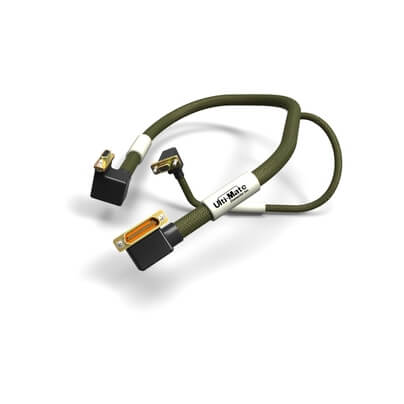 MR15S02-S01/M24308/4-2F W/SPL EMI BACKSHELL, TERM LUG |  Micro-D Cable Assembly SPL